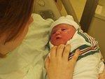 In this picture..Abigail looked a lot like Elijah did when he was born.
