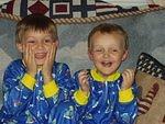 Timothy and Elijah thought Mamaw was funny!