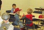 Elijah is talking to the red power ranger :)
