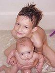 Timothy and Abby took a moment from their busy schedules to get their pictures taken!  :)