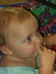 Abigail licked every last drop off!!