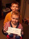 They picked their own names...honest!!!!
