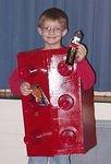 Timothy is really happy that he won!
