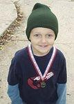 Elijah received a medal in Gymnastics!!!! Good Job Elijah!!