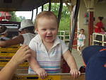 I am going to stand up during the entire train ride!! (NOT)
