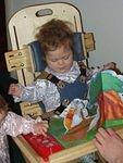 Thank you Uncle Hans!! This pop-up book is perfect for my stander!!!