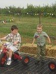 Elijah thought the bikes were cool!