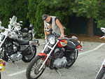 Well I had the ONLY Racing Orange Harley-Davidson 1200R Sportster in the show. (But the person with stickers all over her bike won) OH WELL!!
