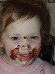 Mommy...do I have anything on my face??