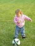 Well, I guess I will be signing Abigail up for soccer next year :)