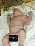 Born 2:42PM - 9lb 5.6oz - 22 1/5in long - 15in head (I think??) Aidan looks just like Caitlyn :)