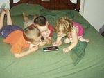 You know...we do own a 50 inch TV!!!! I guess the kids would rather watch Spiderman 2 on the PSP! :)
