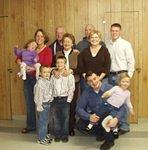 I can almost name everyone in this picture. Abigail was trying to run to another family :) hehe