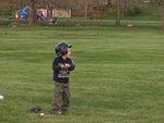 Coach thought the bat might have been to heavy! Looks like it! Elijah had a blast :)