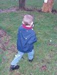 Elijah is going to sneak up on the target :) hehe