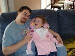 Mary loves her Daddy!