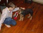 Scruffy is going to be one BIG dog!!! We've almost had him for 1 month :)