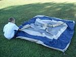 Fiberglass pole tents are fun to set up!