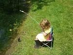I CAUGHT A FISH MOMMY!!!!