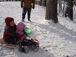 Jessup said that is our grandparent's old sled.  They don't make them like they used to.