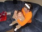 Isaiah's ready to eat some candy! :)