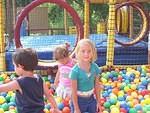 The ball pit was FUN!