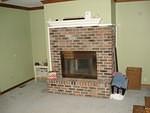 Fireplace (bedroom side)
