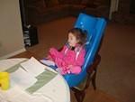 Mary's Tumble forms chair rocks.