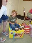 Isaiah is king of the box!