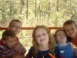 Everyone behaved fairly well on the train.